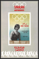 Sharjah - 2218b Khor Fakkan 225 Dawn Fraser Australian Swimmer Jeux Olympiques Olympics MEXICO 68 MNH Deluxe Sheet 1968 - Sharjah