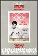 Sharjah - 2218a Khor Fakkan 223 Boxe Italia Italie Nino Benvenuti Jeux Olympiques Olympic MEXICO 68 ** MNH Deluxe Sheet - Boxing