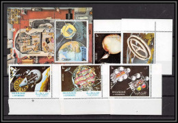 Sharjah - 2206/ N°1000/1004 A + Bloc 115 A Espace Space Research Neuf ** MNH - Schardscha