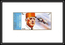 Sharjah - 2182/ N°887 De Gaulle And Aircraft Avion Militaire Miniature Deluxe Sheet Neuf ** MNH - De Gaulle (Generaal)
