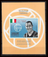 Sharjah - 2140/ N°507 Giuseppe Meazza Italia Football Soccer Non Dentelé Imperf Neuf ** MNH - 1954 – Switzerland