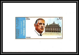 Sharjah - 2177/ N°877 Paris Opera De Gaulle Sights Of Paris Miniature Deluxe Sheet Neuf ** MNH - De Gaulle (General)
