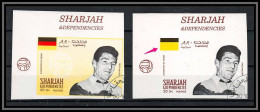 Sharjah - 2134/ N°503 Fritz Walter German Football Soccer Non Dentelé Imperf Proof Error Variété Color Missing - 1954 – Schweiz