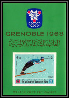 Yemen Royaume (kingdom) - 4445 Bloc N°60 B 107X75 Mm Grenoble 1968 Jeux Olympiques (olympic Games) Imperf Mnh ** Cote 40 - Inverno1968: Grenoble