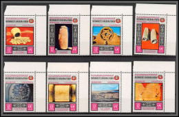 Yemen Royaume (kingdom) - 4302 N°828/835 Scrolls Of Qumran Save Holy Places1969 Neuf ** MNH Coin De Feuille - Archeologie