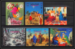 Yemen Royaume (kingdom) - 4235/ N°1087/1092 B Christmas 1970 Tableau (Painting) 3d Stamps Neuf ** MNH - Religion