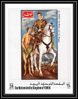 Yemen Royaume (kingdom) - 4204/ Bloc N°203 Equestrian Paintings Tableau Painting Cheval Horse El Greco Neuf ** MNH - Jemen