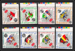 Yemen Royaume (kingdom) - 4185/ N°979/986 A Printing Colors Mark World Mexico 1970 Stadium Football Soccer Neuf ** MNH - Yemen