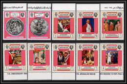 Yemen Royaume (kingdom) - 4176b/ N°668/677 A OR Gold Stamps Pape Pope Paul 6 In Jerusalem Israel Neuf ** MNH 1969 - Yémen