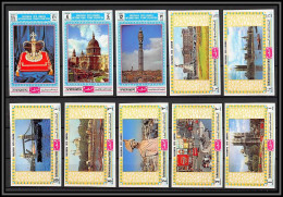 Yemen Royaume (kingdom) - 4172b/ N°1026/1035 B Philympia 70 London 1970 Neuf ** MNH Non Dentelé Imperf  - Briefmarkenausstellungen