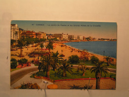 Cannes - Le Jardin Du Casino Et Les Grands Hotels De La Croisette - Cannes