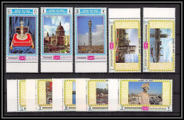 Yemen Royaume (kingdom) - 4154e N°1026/1035 A PHILYMPIA 70 LONDON 1970 Picaddily Buckingham Westminster Londres ** Mnh - Briefmarkenausstellungen