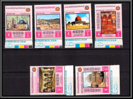 Yemen Royaume (kingdom) - 4144/ N°810/815 A Lieux Saints Holy Sites Jerusalem Israel Moriah Hebron Abraham ** Mnh - Yémen