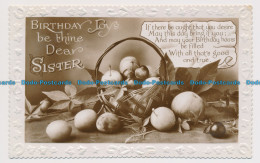 R662511 Birthday Joys Be Thine Dear Sister. RP. 1933 - Monde