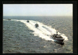 AK Schnellboote Vom Typ Jaguar Auf See  - Krieg