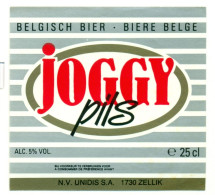Oud Etiket BierJoggy Pils  - Brouwerij / Brasserie Bavik Te Bavikhove - Bier