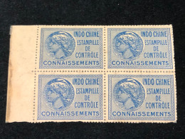 INDO-CHINE VIET NAM Wedge PRINTING 1847 AND 1953(wedge BLOCKS  VIET NAM) 1 Pcs 4 Stamps Quality Good - Collections