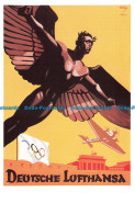 R664759 Deutsches Lufthansa. Dalkeith Classic Poster Series - Monde