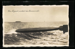 AK Das Torpedo Verlässt Das Lanzierrohr  - Guerre