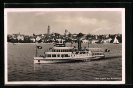 AK Überlingen Am Bodensee, Dampfer Stadt Überlingen,   - Autres & Non Classés