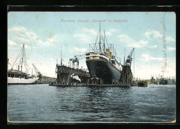 AK Hamburg, Passagierschiff Clevenland Im Riesendcok  - Steamers