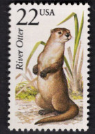 2039276606 1987  SCOTT 2314 (XX) POSTFRIS MINT NEVER HINGED - NORTH AMERICAN WILDLIFE - RIVER OTTER - FAUNA - Unused Stamps