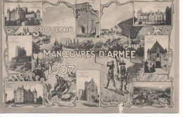 SOUVEIR ES MANOEUVRES D ARMEE   1907 - Manoeuvres