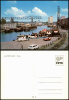 Ansichtskarte Dortmund Hafen, Alte Autos, Frachschiffe, Kran-Anlagen 1970 - Dortmund