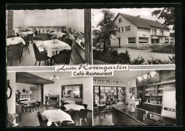 AK Gütersloh /Westf., Café-Restaurant Zum Rosengarten Von Burghard Drees  - Gütersloh