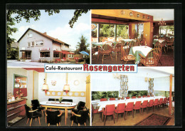AK Gütersloh, Café-Restaurant Rosengarten, Yorckstrasse 11  - Gütersloh