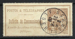 FRANCE Téléphones Ca.1910:  Le Y&T 25 Avec TB Obl. CAD "Boghari (Algérie)" - Telegraaf-en Telefoonzegels