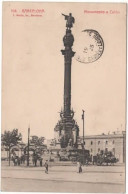 BARCELONA  Monumento à Colon ( Un Pli En Bas à Gauche) - Barcelona