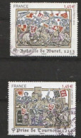 France 2013 F 4828 Et F 4829 Issu Du  Feuillet Bataille De Muret Oblitéré. - Used Stamps