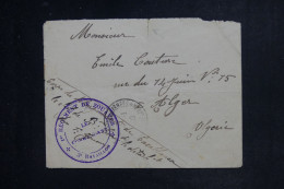 FRANCE - Cachet D'un Régiment De Zouaves Sur Enveloppe Pour Alger En 1908 - L 153204 - Covers & Documents