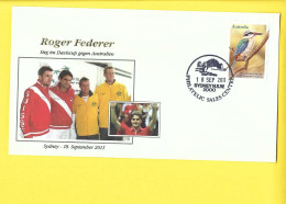 R42 - Roger Federer Sieg Im Daviscup Gegen Australien Sydney 18.September 2011 - Tennis