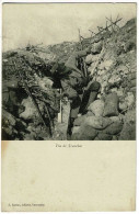Vue De Tranchée, Un Poilu Jette Un Pétard "Calendrier" Circulé 1916, Cachet Trésor Et Postes, 54 - Guerre 1914-18
