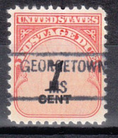 USA Precancel Vorausentwertungen Preo Locals Mississippi, Georgetown 841 - Precancels