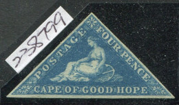 1853 Cape Of Good Hope 4d With Certificate Sg 2 * - Kaap De Goede Hoop (1853-1904)