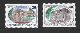 French Polynesia 1989 Post Office Set Of 2 MNH - Ungebraucht