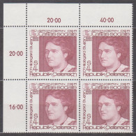 1983 , Mi 1729 ** (2) - 4er Block Postfrisch -  100. Geburtstag Von  Dr. Hildegard Burjan - Unused Stamps