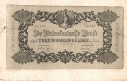 BANCONOTE PAPER MONEY BILLETS - OLANDA, HOLLAND, NEDERLAND - 200 GULDEN - #020 - Munten (afbeeldingen)