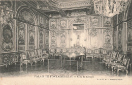 FRANCE - Palais De Fontainebleau - Salle Du Conseil - Vue De L'intérieure - Carte Postale Ancienne - Fontainebleau