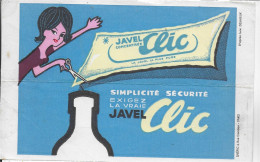 Buvard Annees  50's NEUF   JAVEL CLIC - Produits Ménagers