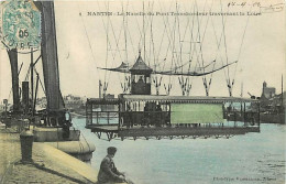 44 - Nantes - La Nacelle Du Pont Transbordeur Traversant La Loire - Animée - Colorisée - Oblitération Ronde De 1906 - CP - Nantes