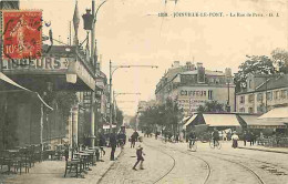 94 - Joinville Le Pont - La Rue De Paris - Animée - CPA - Voir Scans Recto-Verso - Joinville Le Pont