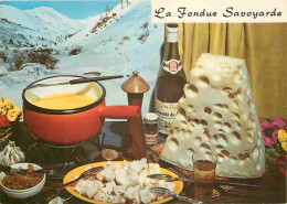 Recettes De Cuisine - Fondue Savoyarde - Gastronomie - CPM - Voir Scans Recto-Verso - Recipes (cooking)