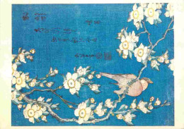 Art - Peinture - Katsushika Hokusai - Bouvreuil Pivoine Sur Une Branche De Cerisier Pleureur - Musée Guimet De Paris - C - Malerei & Gemälde