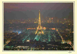 75 - Paris - Tour Eiffel - Vue Aérienne - Vue De Nuit - Carte Neuve - CPM - Voir Scans Recto-Verso - Eiffeltoren