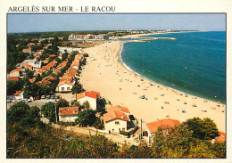 66 - Argelès Sur Mer - La Plage Du Racou - Vue Aérienne - CPM - Voir Scans Recto-Verso - Argeles Sur Mer