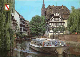 67 - Strasbourg - La Petite France Avec Les Bords Le L'Ill Et Au Fond La Cathédrale - Bateau-Promenade - Carte Neuve - B - Strasbourg